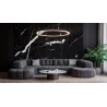 Wielkoformatowa płyta węglowa z kontynuacją wzoru POŁYSK 280x122x0,3cm kolor NERO