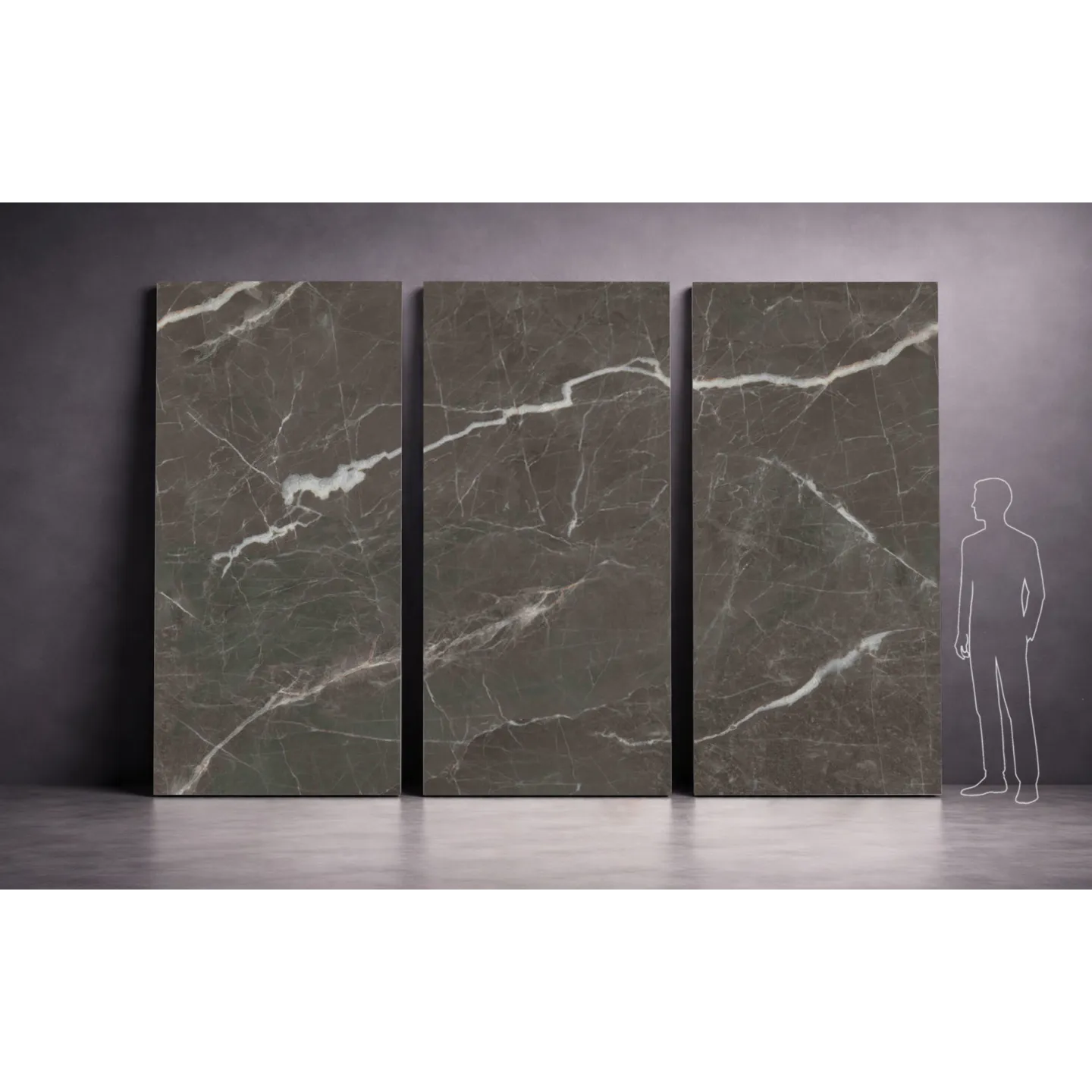 LAVI wielkoformatowa płyta węglowa z kontynuacją wzoru POŁYSK 280x122x0,3cm