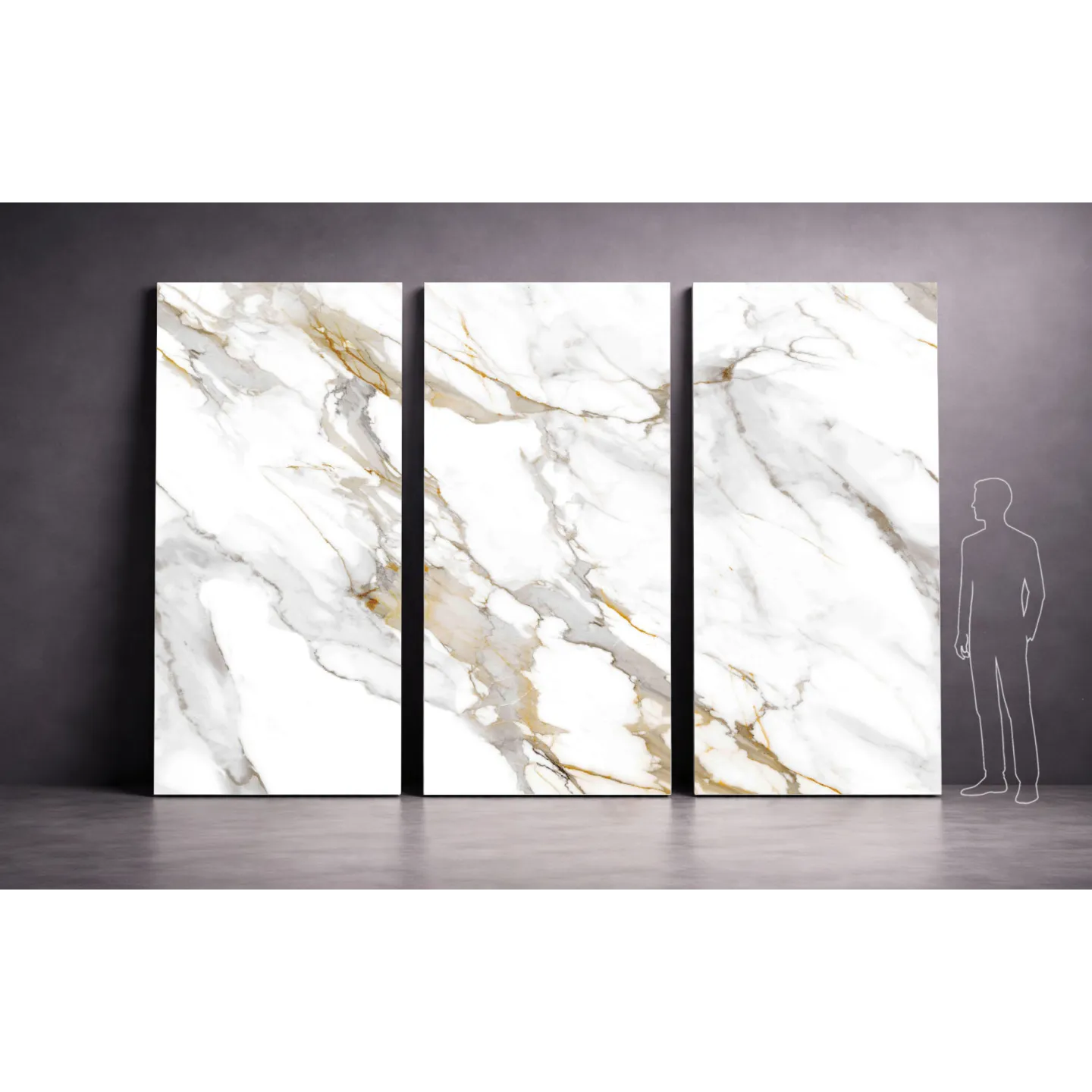 Wielkoformatowa płyta węglowa z kontynuacją wzoru POŁYSK 280x122x0,3cm kolor SONA